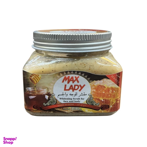 اسکراب لایه بردار مکس لیدی مدل Honey حجم 300 میلی لیتر