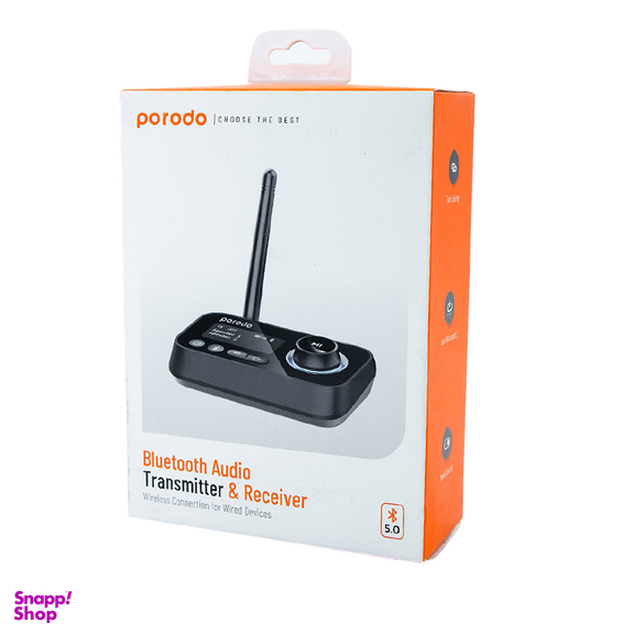 دانگل گیرنده و فرستنده بلوتوث پرودو مدل Porodo 3in1 Bluetooth Transmitter
