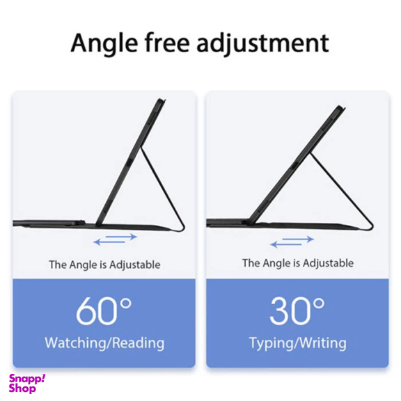 کیف کلاسوری کیبورددار تبلت دوکس دوکیس مدل Tri-Fold مناسب سامسونگ Galaxy Tab S8 Ultra X900 / X906