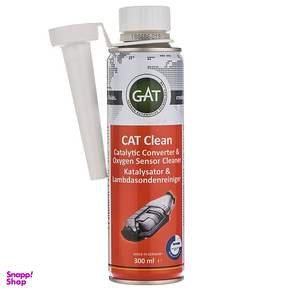 محلول تمیز کننده سنسور اکسیژن و مبدل کاتالیزور خودرو گات مدل Cat Clean-620732 حجم 300 میلی لیتر