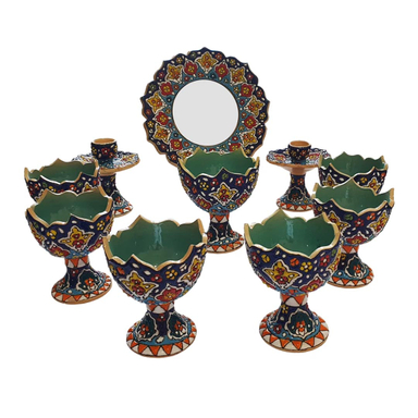 ست هفت سین میناکاری کد MC22 مجموعه 10 عددی