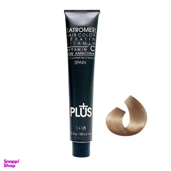 رنگ مو کاترومر شماره T10 رنگ تنباکویی پلاتینه حجم 100 میلی لیتر