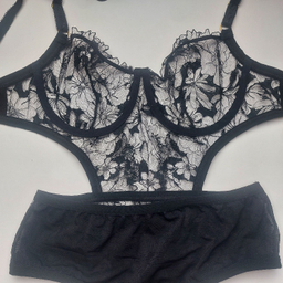 بادی زنانه نوشه پوش کد 90001 رنگ مشکی