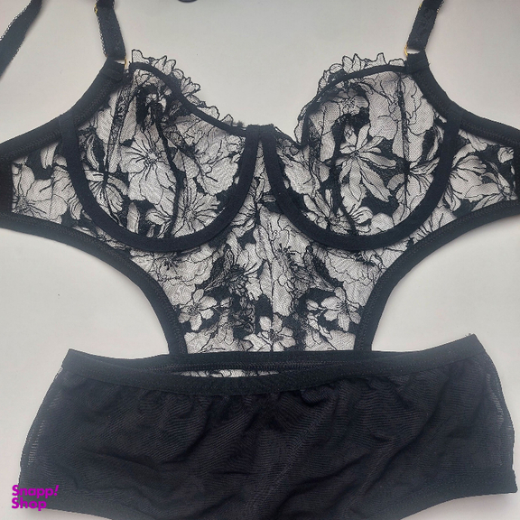 بادی زنانه نوشه پوش کد 90001 رنگ مشکی