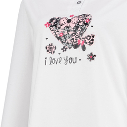 ست بلوز و شلوار راحتی زنانه کد 1046 رنگ سفید