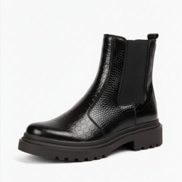 نیم بوت زنانه مدل چلسی کد 114 رنگ مشکی