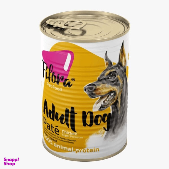 کنسرو غذای سگ نژاد بزرگ فیفورا سوپر پریمیوم مدل Adult Dog Large Breed طعم مرغ وزن 400 گرم