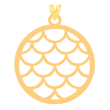 آویز گردنبند طلا 18 عیار زنانه کرابو مدل شکل هندسی Kr31569