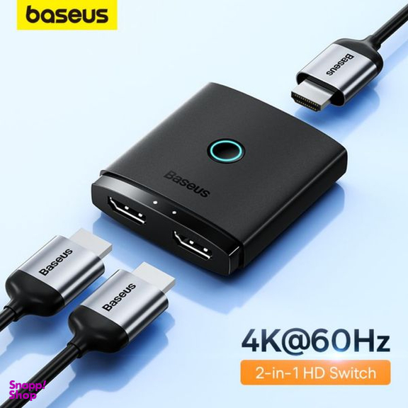 سوئیچ 1 پورت به 2 پورت HDMI باسئوس مدل AIRJOY