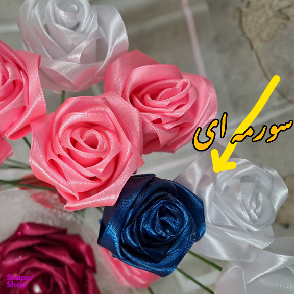 دسته گل رز عروس مدل مبینا