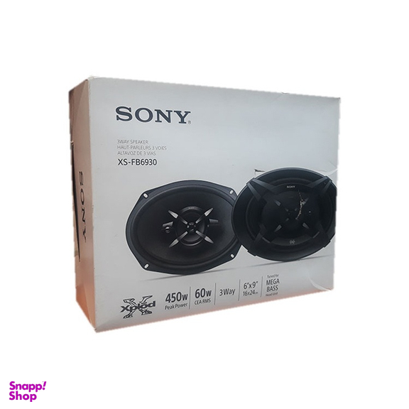 بلندگو خودرو سونی مدل 450 وات سه کاناله کد SONY XS-FB6930
