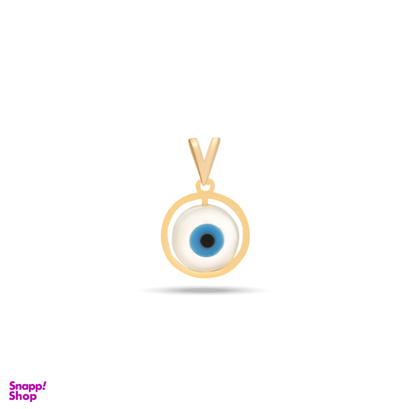 آویز گردنبند طلا 18 عیار زنانه میلی گالری طرح چشم نظر کد MT2148