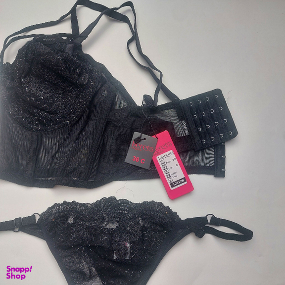 ست شورت و سوتین زنانه برتا کد 1031ZB رنگ مشکی