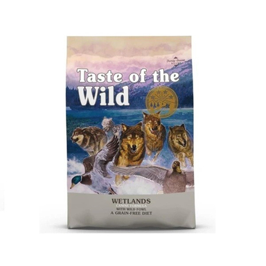 غذای خشک سگ تیست آف وایلد مدل Wetlands طعم اردک وحشی کد 21281 وزن 2 کیلوگرم