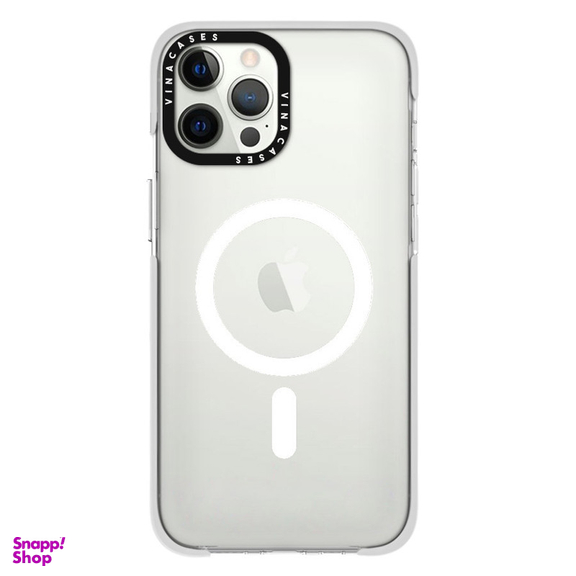 کاور موبایل ویناکیسز مدل مگسیف شفاف مناسب اپل iphone 12/12pro