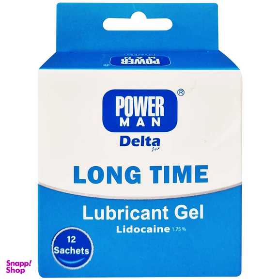 ژل بهداشتی پاور من دلتازکس مدل Long Time بسته 12 عددی