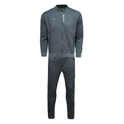 ست گرمکن و شلوار ورزشی مردانه تکنیک پلاس07 مدل GK-130-ZO رنگ ذغالی