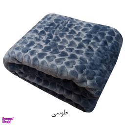 پتو نرمینه بافت مدل قلبی سایز 160×200 سانتی متر