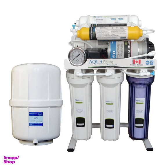 دستگاه تصفیه کننده آب خانگی آکوآ اسپرینگ مدل RO-S7-NATURE1200
