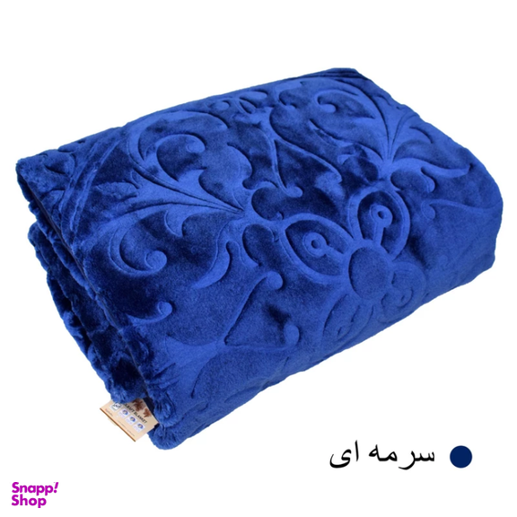 پتو تک‌ نفره گلبافت مارال شاپ مدل سوپر برجسته کد 1001