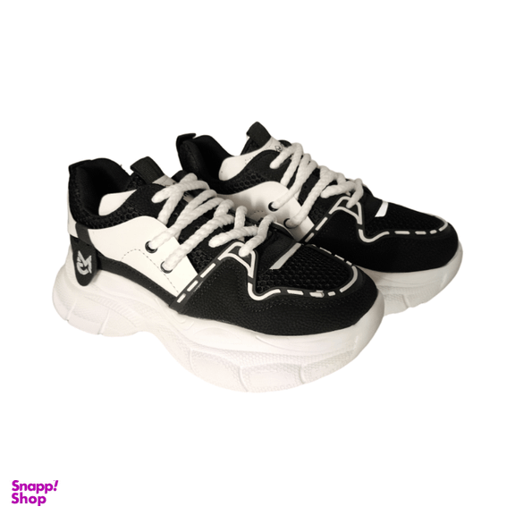 کفش راحتی مدل GM کد 127 رنگ مشکی سفید