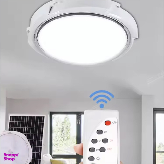 چراغ خورشیدی سقفی مدل CIR-HY013 ظرفیت 200 وات