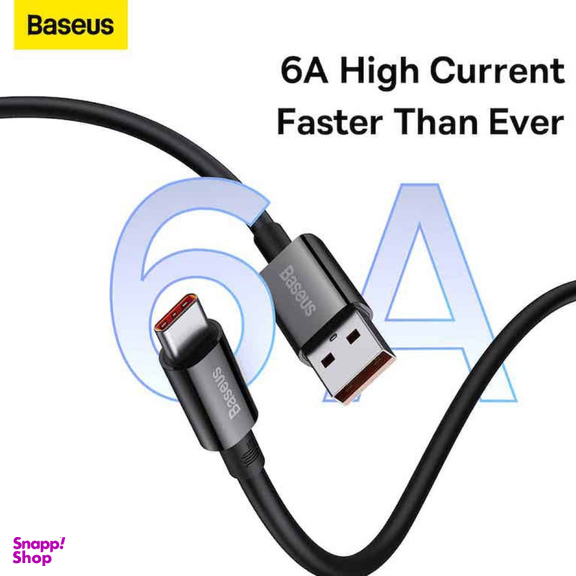 کابل سوپر فست شارژ USB به Type-C باسئوس مدل Superior Series P10320102114-02 طول 2 متر