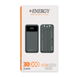 پاوربانک ایکس انرژی مدل X-834 22.5W ظرفیت 30000 میلی آمپر ساعت