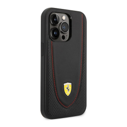 قاب موبایل چرمی سی جی کد 183438 طرح فراری مناسب iPhone 14 Pro