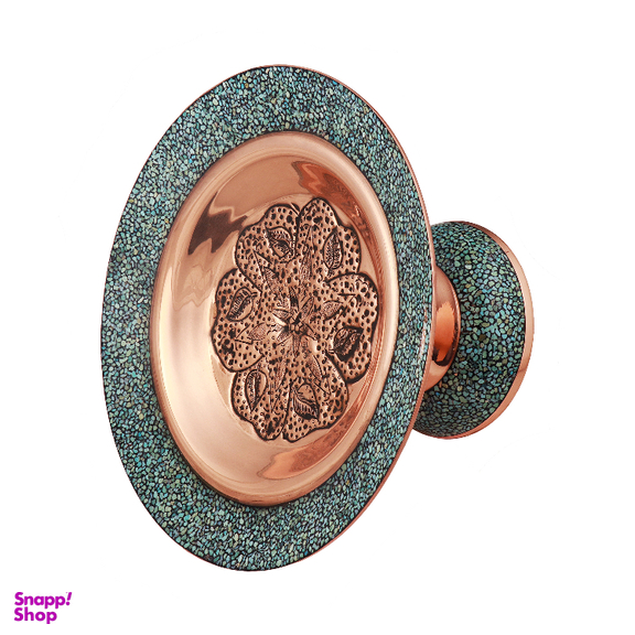 شیرینی خوری مسی مدل فیروزه کد 277 سایز 20