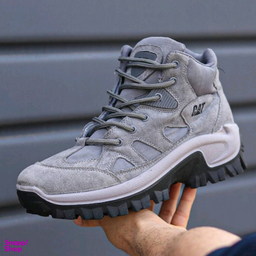 نیم بوت مردانه کوهستان طرح کت کد ct2002 رنگ طوسی