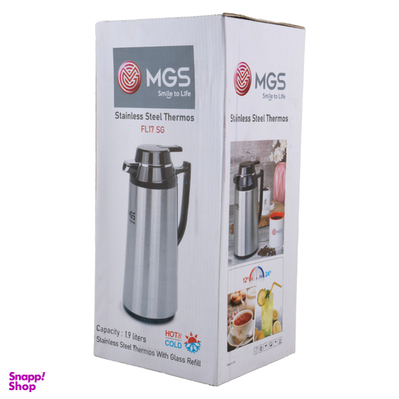 فلاسک استیل ام جی اس مدل FL17SG گنجایش 1/9 لیتر