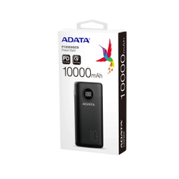 شارژر همراه ای دیتا مدل P10000QCD ظرفیت 10000 میلی آمپر ساعت