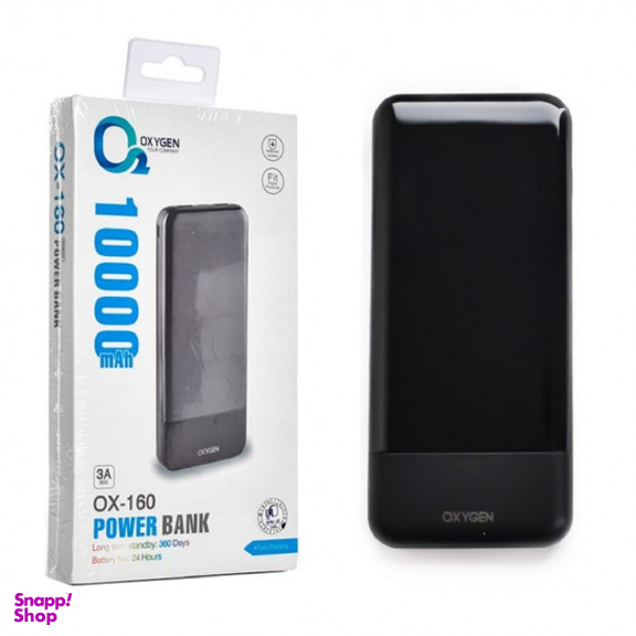پاوربانک اکسیژن مدل OX160 ظرفیت 10000 میلی آمپر ساعت