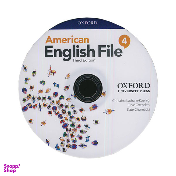 کتاب AM ENGLISH FILE (4) 3rd edition اثر جمعی از نویسندگان انتشارات زبان مهر به همراه سی دی