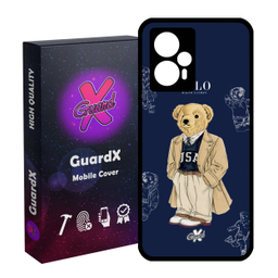 کاور موبایل گارد ایکس طرح خرس مدل Glass10427 مناسب شیائومی Poco F5/Redmi Note 12 Turbo
