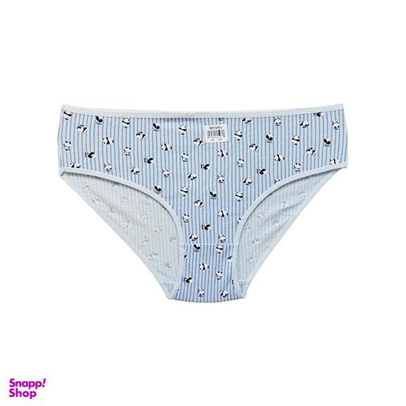 شورت زنانه میسپل طرح پاندا کد BLU-1059-02 رنگ آبی