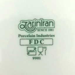 بشقاب سرو چينی زرین مدل 30 سن پترزبورگ درجه عالی