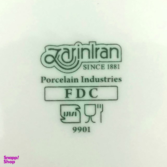 بشقاب سرو چينی زرین مدل 30 سن پترزبورگ درجه عالی