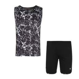 ست تاپ و شلوارک ورزشی مردانه پانیل مدل 4023BK