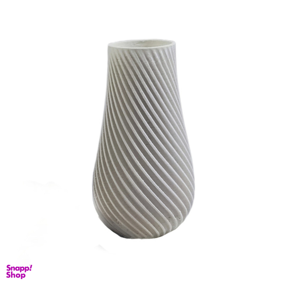 گلدان بتنی مدل شیار دار