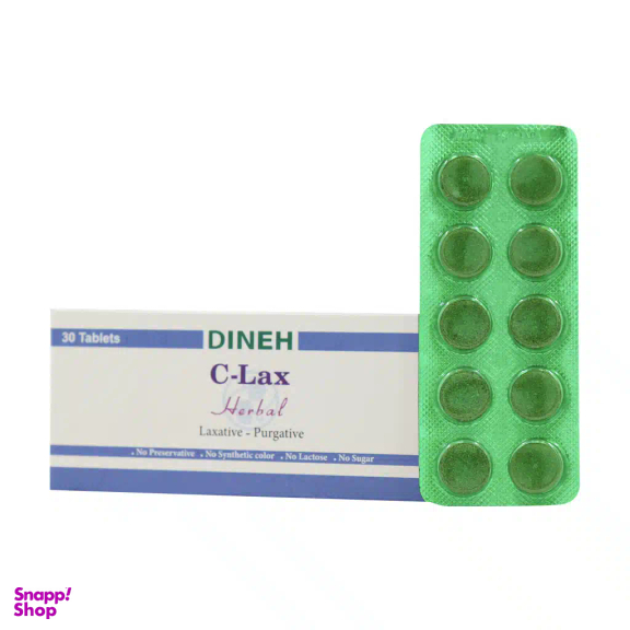 قرص ملین سی لاکس دینه بسته 30 عددی