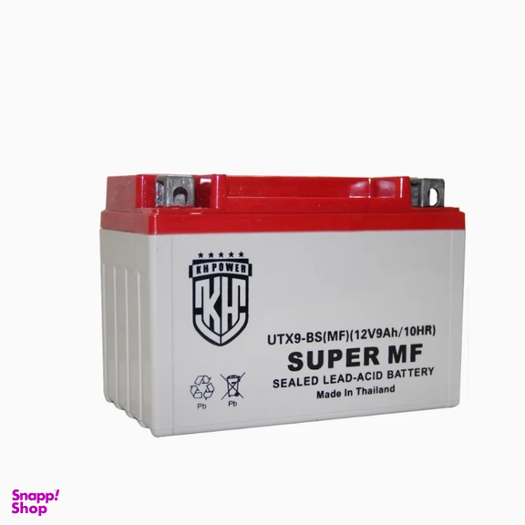 باتری موتورسیکلت 9 آمپر كی اچ پاور مدل 12v_9A كوتاه