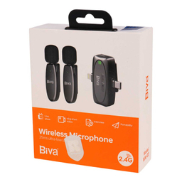 میکروفون بی سیم یقه ای بیوا مدل WM-03