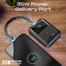 پاوربانک پرومیت مدل POWERPOD-10.BLK ظرفیت ۱۰۰۰۰ میلی آمپر ساعت