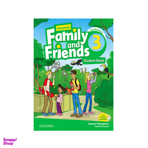 کتاب Family and Friends 3 اثر Naomi Simmons انتشارات آکسفورد
