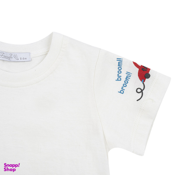 ست سرهمی و تیشرت پسرانه فیورلا مدل مسیرهای پر هیجان کد 25040