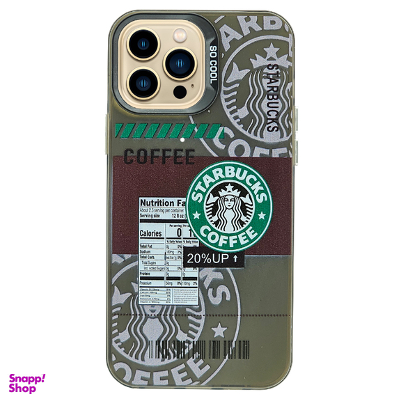 کاور موبایل طرح دار مدل استارباکس مناسب برای اپل iPhone 13 Pro Max