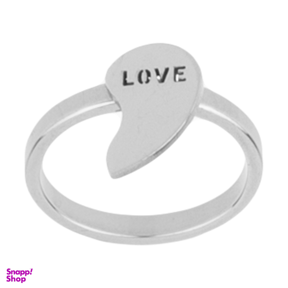 انگشتر زنانه مدل قلب طرح Love کد RG01 بسته 2 عددی
