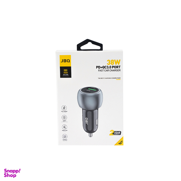 شارژر فندکی 38 وات جی بی کیو مدل CC-7380